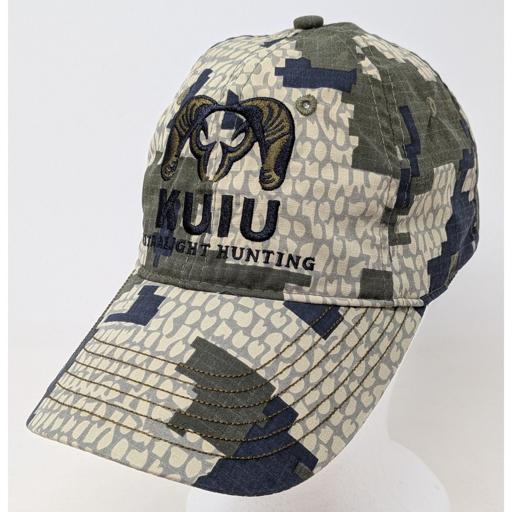 KUIU Icon Ultralight Hunting Camo One Size Adjustable Hat Cap Embroidered